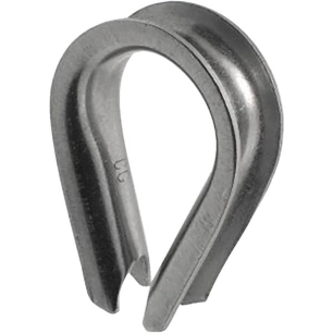 Cosse C½Ur Inox A4 Ø.5 - Boîte De 5