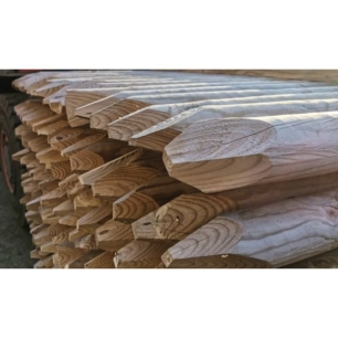 Piquets Epointes Cl4 Diam 70mm - 2.50m Sans Chanfrein