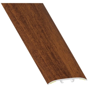 Barre De Seuil Universel Aluminium Noyer 38mm Long. 830mm