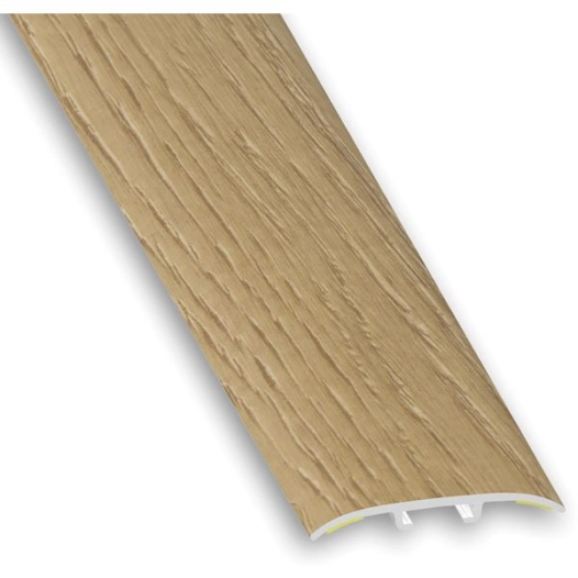 Barre De Seuil Universel Aluminium Chêne Clair 38mm Long. 830mm