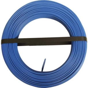 Fil Rigide Électrique Ho7vu 1.5 Mm² - Bleu - Couronne 100 M