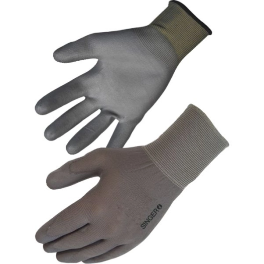 Gant Paume Enduite Pu Gris - Cnym713pug - T11 (paire Sous Cavalier)