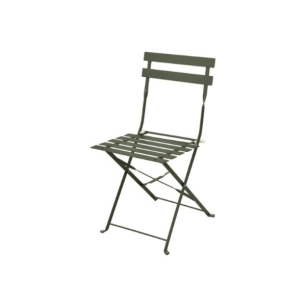 4 Chaise Pliante Merida Acier Kaki
