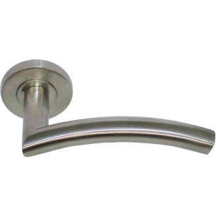 Ensemble Béquille Rosace Ronde Graves Inox 304 Brossé Recyclé