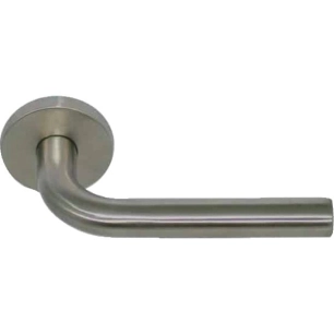 Ensemble Béquille Rosace Ronde Inox Brossé Recyclé