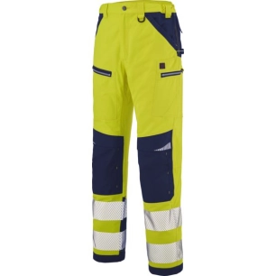 Pantalon Spanner Hivi Orange Fluo/Bleu Marine T6