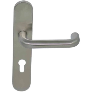 Béquille Medoc Standard Sur Plaque 195 Inox Brossé - Condamnation