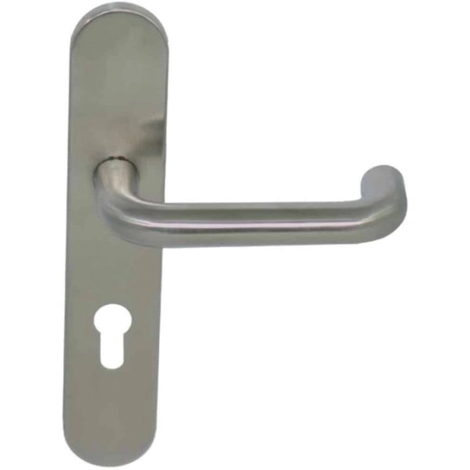 Béquille Medoc Standard Sur Plaque 195 Inox Brossé - Clé I