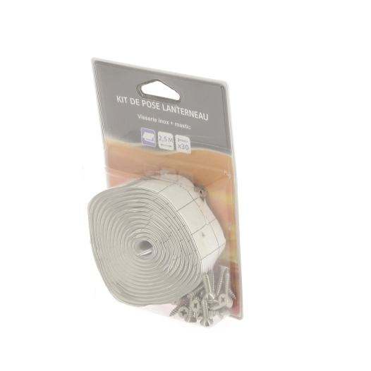 Kit de pose pour lanterneau - vis et bande d'étanchéité