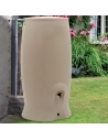 Récupérateur d'eau 1000 Litres beige + Kit Collecteur universel - RECUP'O - EDA