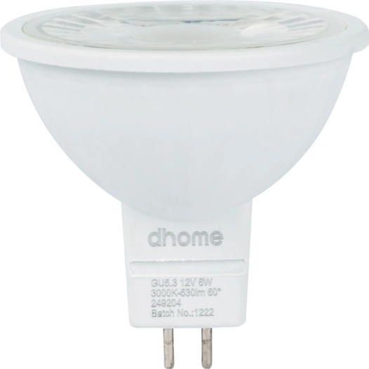 amp led c gu5.3 3000k 530lm d