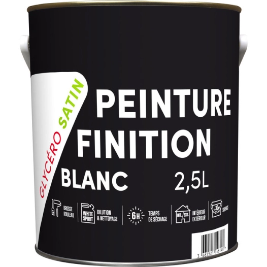 tdp laque glycero satin 2.5 l