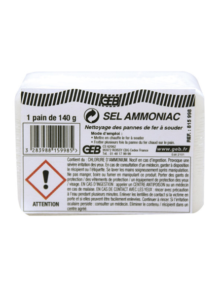 Sel ammoniac pain 140 gr - GEB