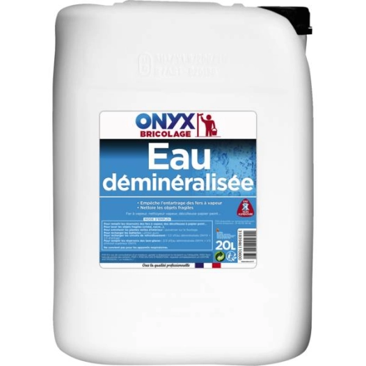 Eau deminéralisée bidon de 20 litres - ONYX