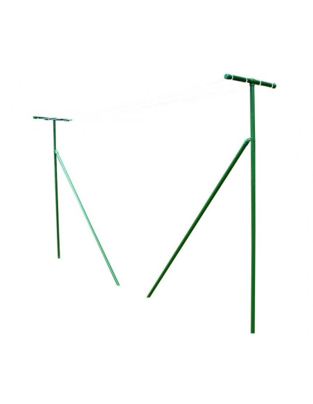 etendoir a linge vert 4 cordes