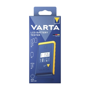 boîtier de testeur de batterie lcd 893101111. varta