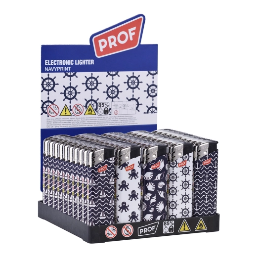 50 briquet rechargeable motif navy print /u couleurs / modèles assortis