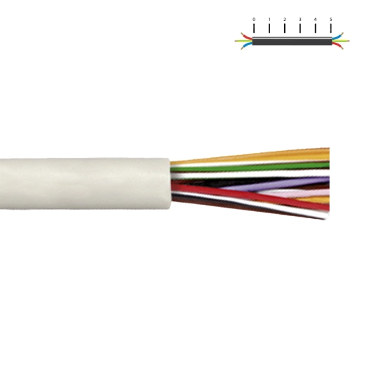 100 flexible intercommunication 5ov 4x0.22mm b a am r euro/m