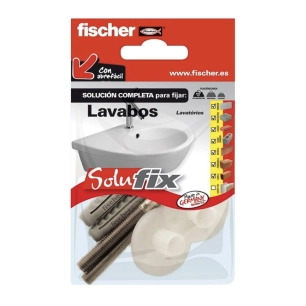 kit de fixation pour lavabo 569818 solufix fischer