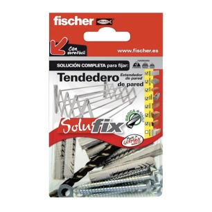 2 fischer solufix kit de fixation pour cheval de nettoyage mural 569814