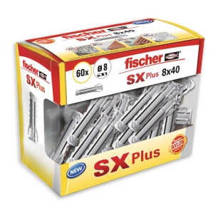 bouchon fischer sx plus ø8x40mm diy 60 unit. 568713. au format coffret diy.
