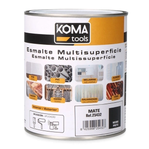 polish multi-surface noir mat 750 ml koma tools