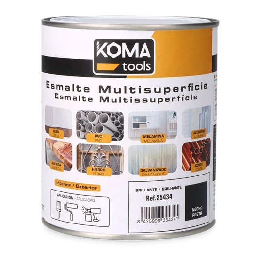 polish multi-surface noir brillant 750 ml koma tools