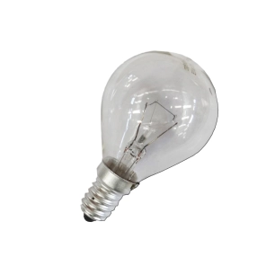 10 ampoule incandescente sphérique transparente 60w e14 (usage industriel uniquement)
