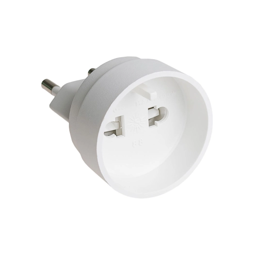 adaptateur de voyage 2p, 10a 250v solera