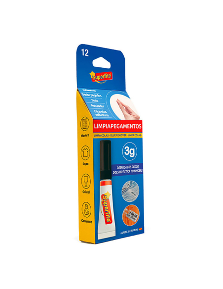 6 adhésif nettoyant blister 3g 2412 supertite