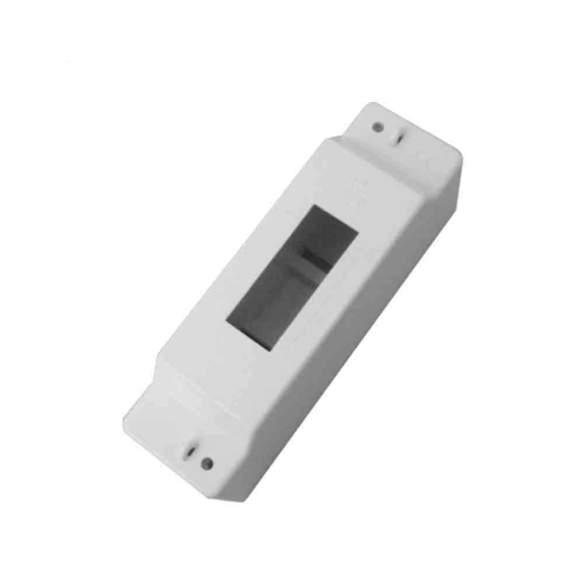 2 boîtier distribution 1 poste blanc 40x140x58mm solera 689b