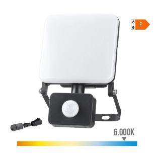 projecteur led 50w4100lm 6000k avec capteur edm sans cadre.