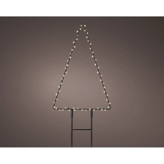 pieu microled en forme de pin, pour l'extérieur, 18x0,6x27cm. lumineo