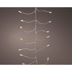 guirlande microled, 960 leds, multicolore pastel. lumineo