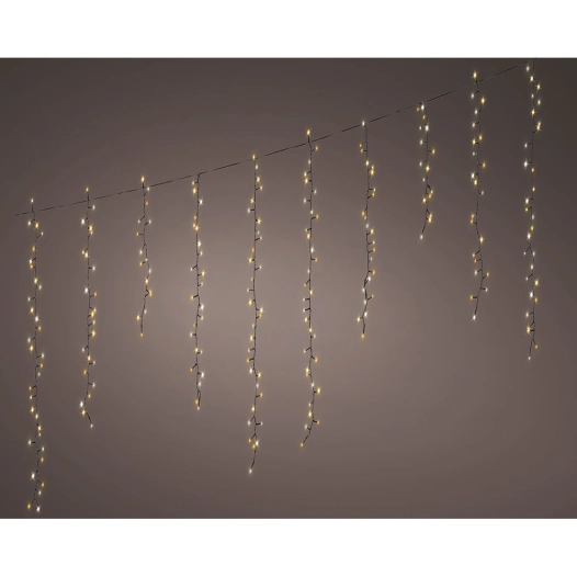 guirlande microled, 960 leds, blanc chaud. lumineo