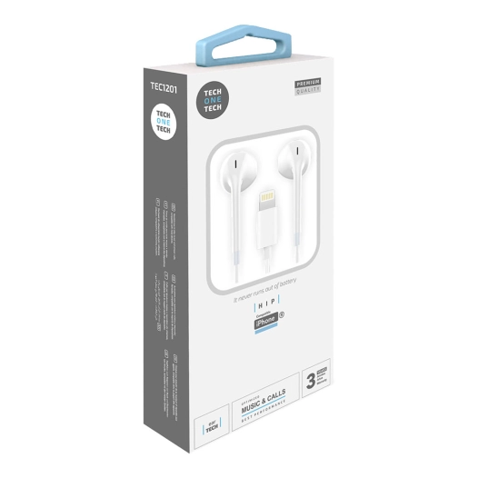 casque white hip, lightning (comp. apple).tech one tech