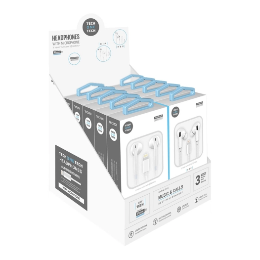 eartech 10unid hop écran casque, comp. d’apple.tech one tech