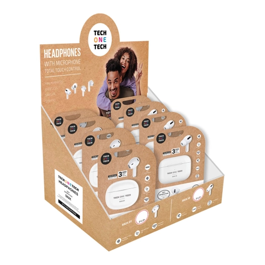 écran casque sans fil siux 8 unités. tech one tech