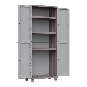 jrattan 369 armoire à balais avec 3 étagères