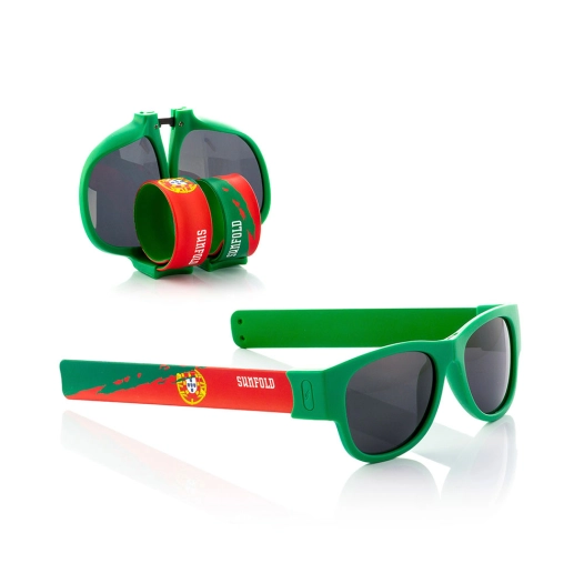 lunettes de soleil roll-up sunfold eurocopa le portugal noir innovagoods.