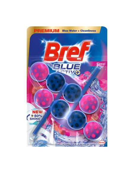 Bref WC Active Blue 2+1 Nettoyage hygiénique eau bleue - BREF