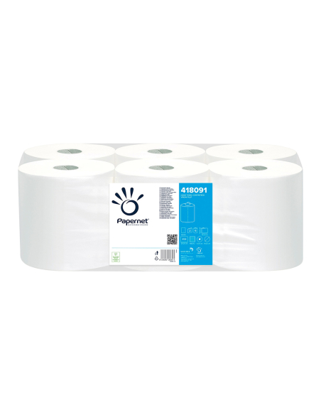 lot de 6 rouleaux sèche-mains à pâtes papernet