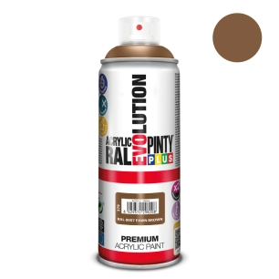 peinture en aérosol pintyplus evolution 520cc ral 8007 brun faune