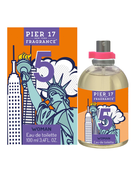 2 eau de toilette pier 17 new york 5 100ml femme