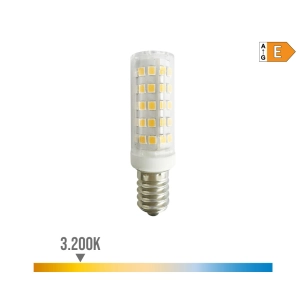 ampoule led tubulaire e14 6,5w 800lm 3.200k lumière chaude. edm