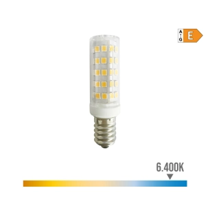 ampoule led tubulaire e14 6,5w 800lm 6.400k lumière froide. edm