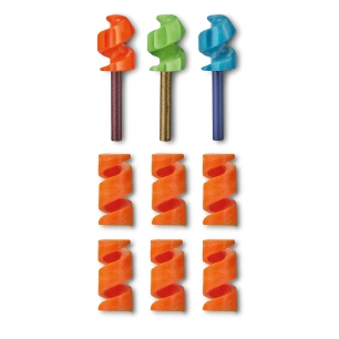 set pour faire un feu orange, mesure 8x8x27mm, poids 5g. victorinox