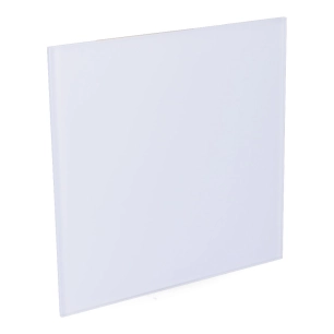 couvercle 175x175 mm verre blanc mat pour extracteur 08413 ø10cm edm