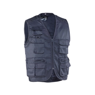 gilet fisherman, bleu marine, taille s. juba
