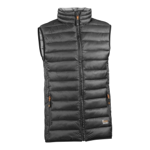 gilet rembourré. noir. l. juba